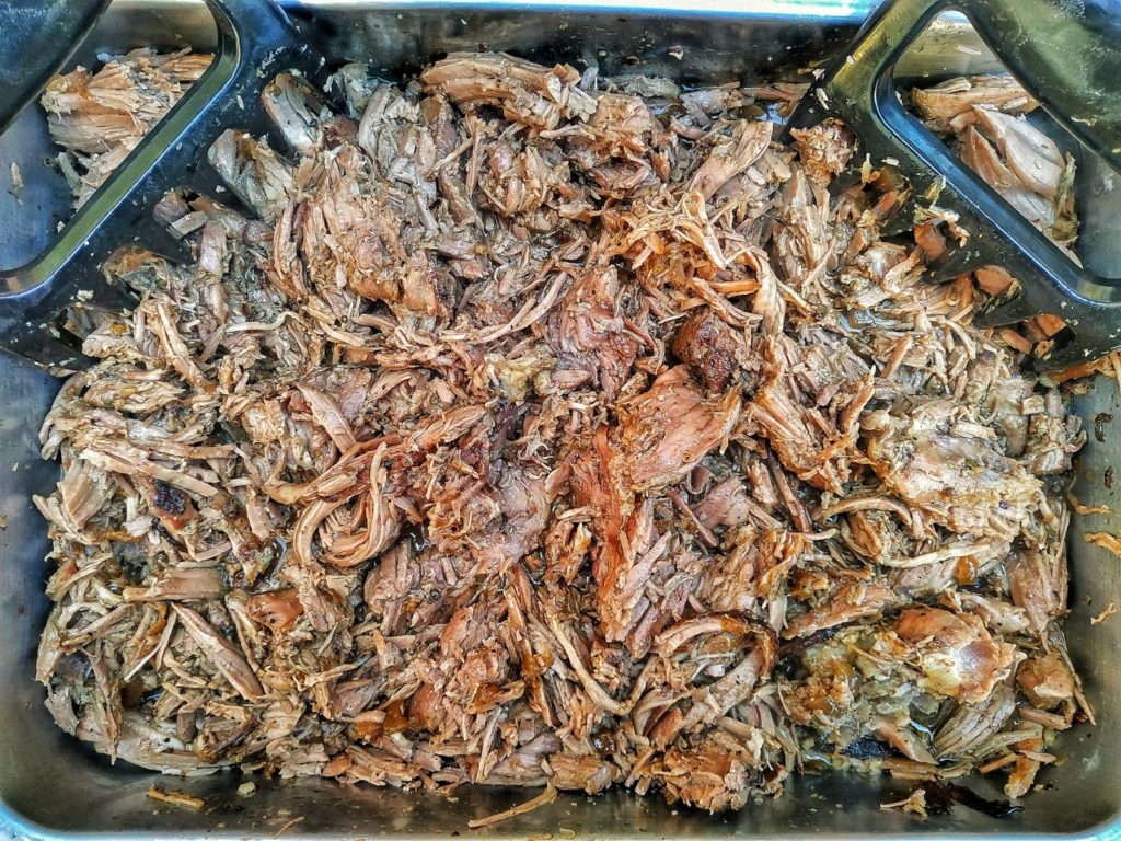 Pulled Lamb aus dem Dutch Oven