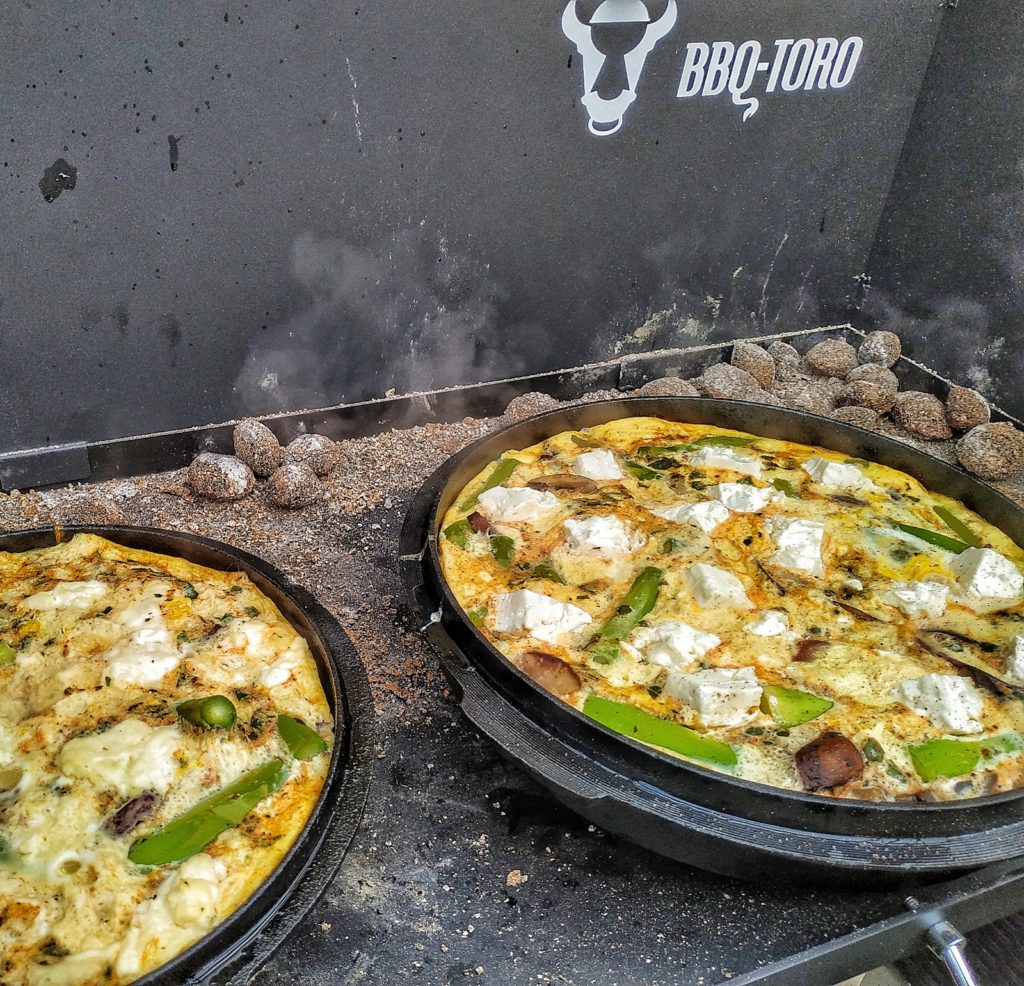 Spargel Frittata aus dem Dutch Oven