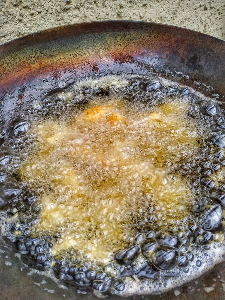 Hähnchen Nuggets frittieren - Lemon Chicken