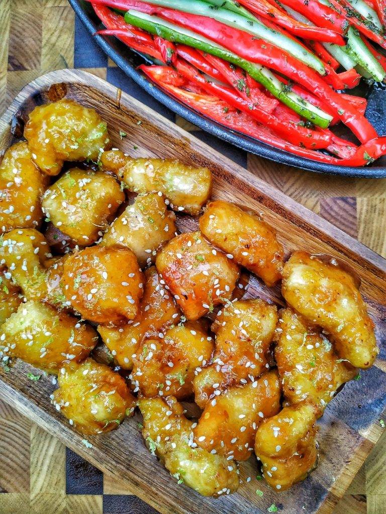 Chinesische Hähnchen Nuggets