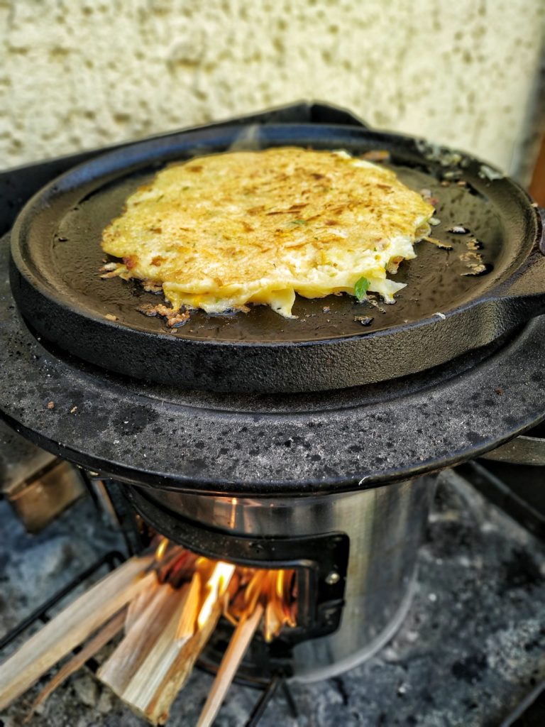 Asiatische Zucchini Pfannkuchen