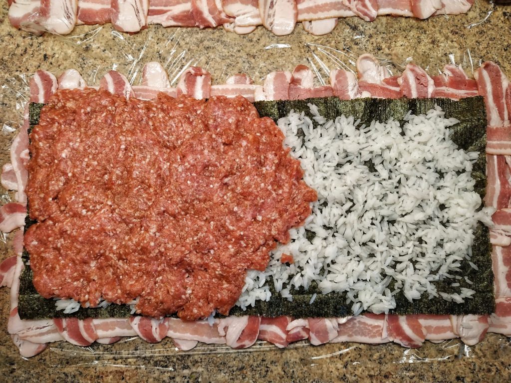 Japanische Bacon Bomb