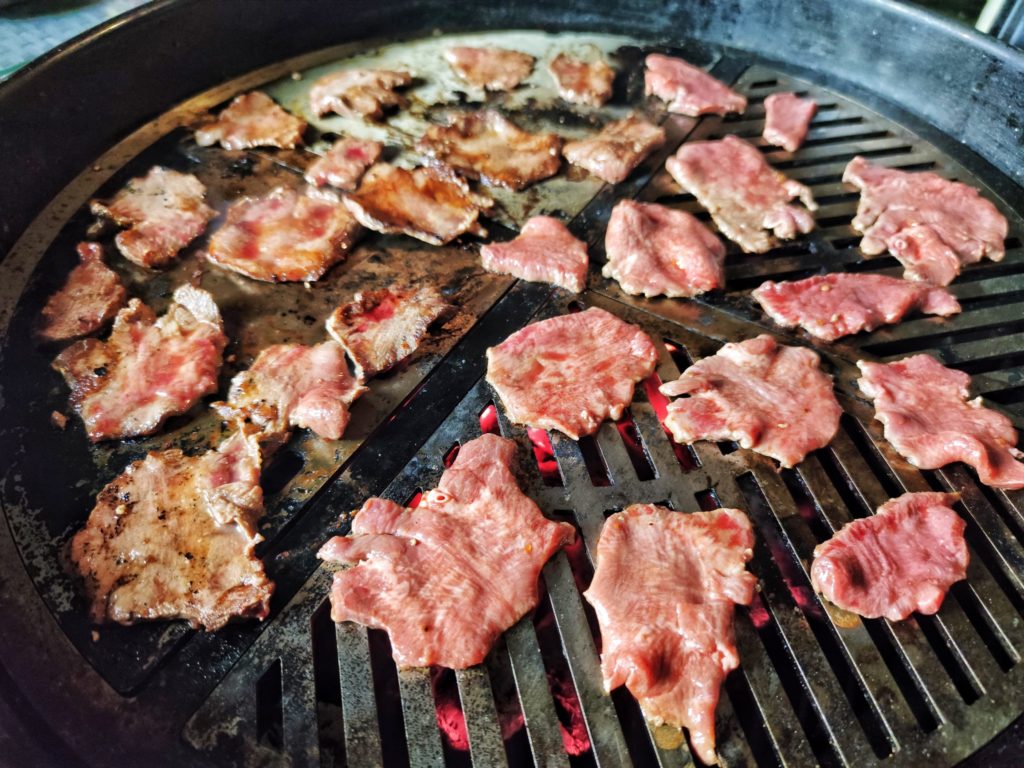 Gyutan - gegrillte japanische Rinderzunge