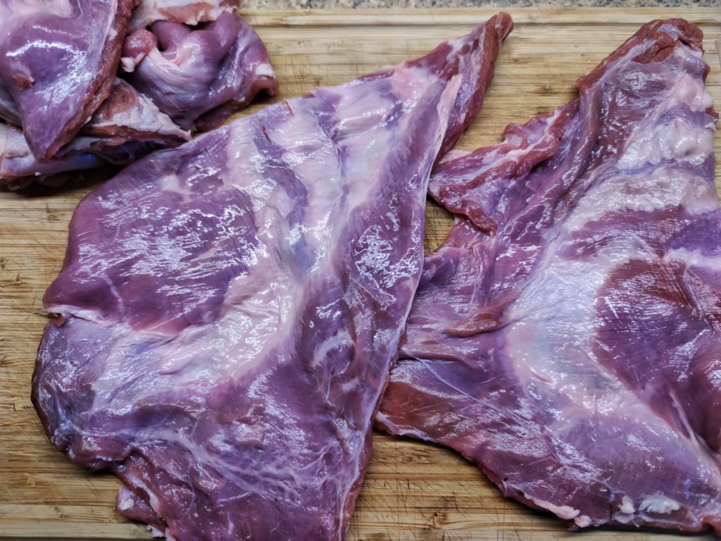 Fleisch für Lamm-Rouladen