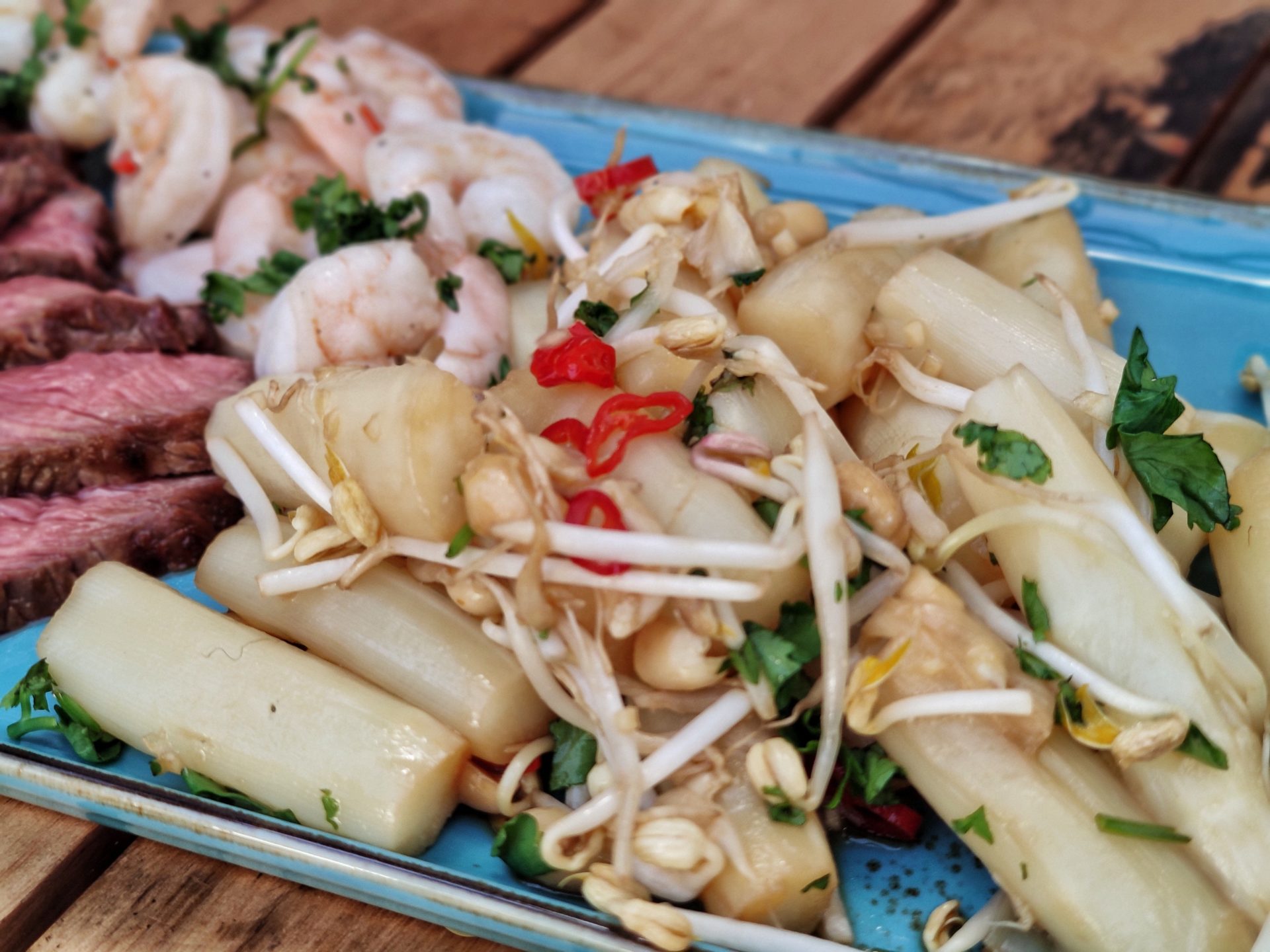 Thailändischer Spargel Salat - Chopstick BBQ - Rezept online