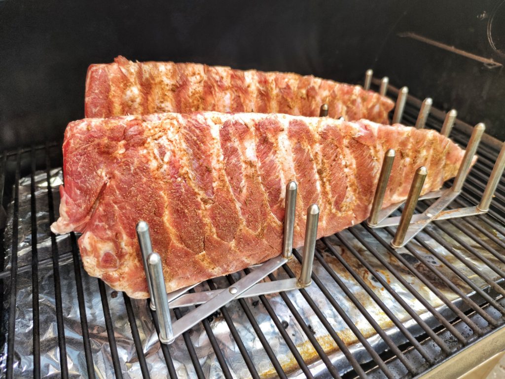 Chinesische Spareribs aus dem Pellet Smoker