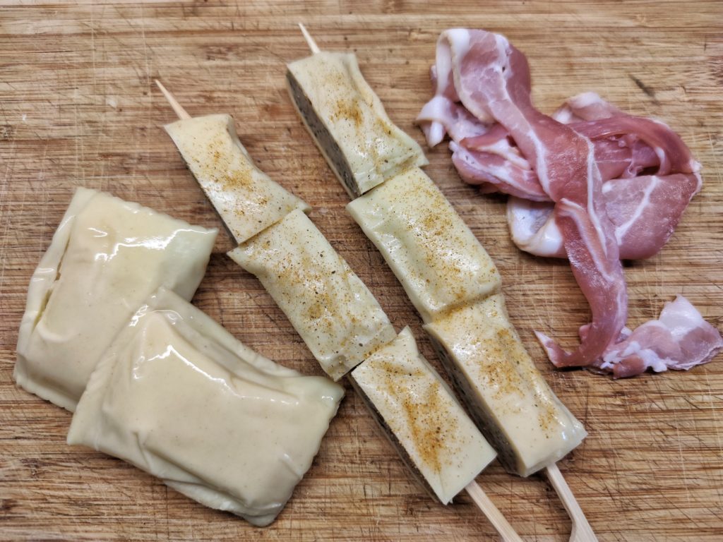 Maultaschen on a stick