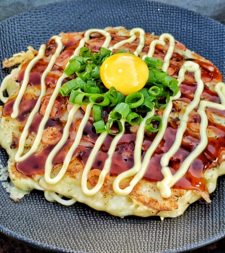 Okonomiyaki - japanische Pfannkuchen