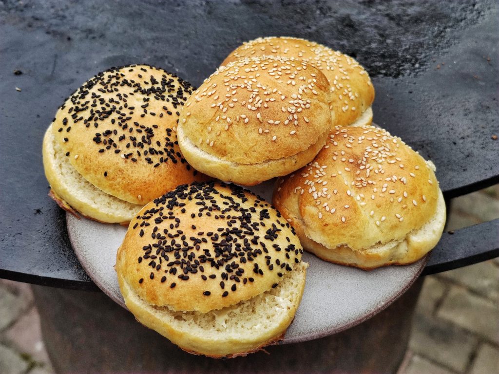 Buns für Kimchi Burger