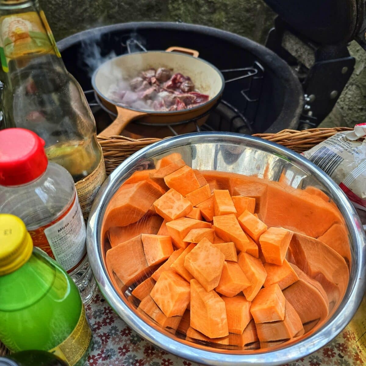 Japanisches Wildgulasch - Nikujaga - Das Rezept!